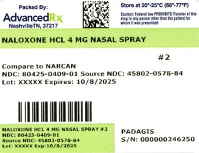 Naloxone HCl Nasal Spray #2 (Naloxone HCl Nasal Spray 80425 0409 01)